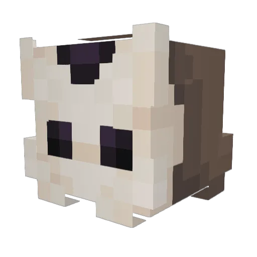 SheerViolence Minecraft avatar head, 3D render
