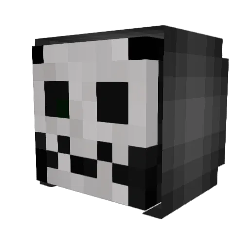 Sheeshmael Minecraft avatar head, 3D render