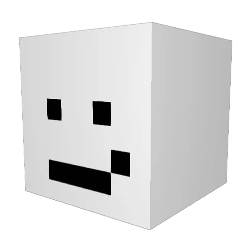 Sheeshy_ Minecraft avatar head, 3D render