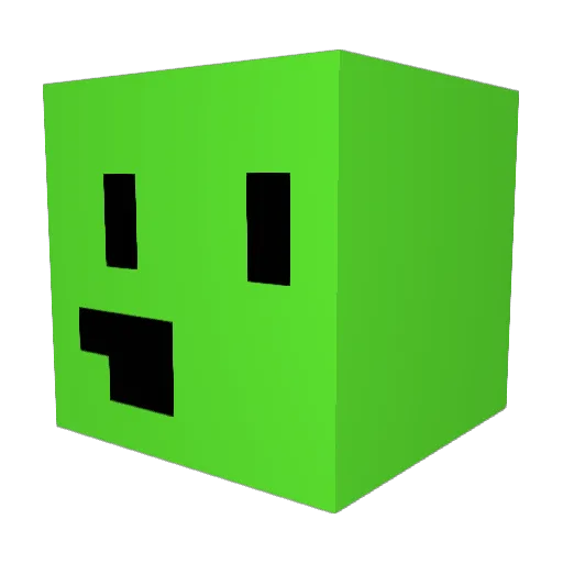 SheetRelic1 Minecraft avatar head, 3D render