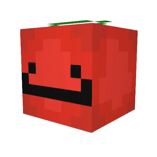 Sheevy Minecraft avatar head, 3D render