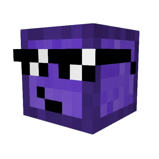 SheffNac Minecraft avatar head, 3D render