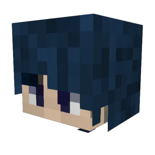 SheiDragon Minecraft avatar head, 3D render