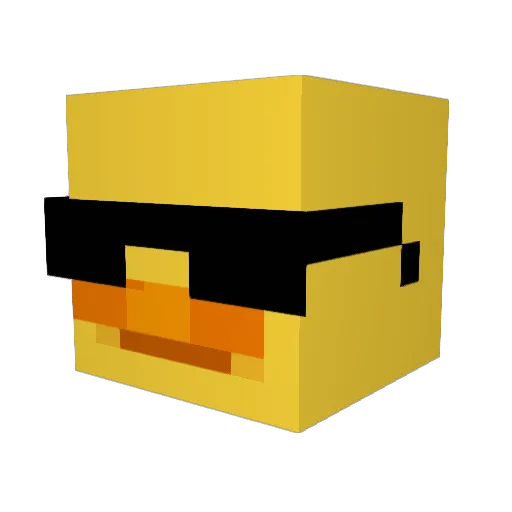 SheilaRockstar Minecraft avatar head, 3D render