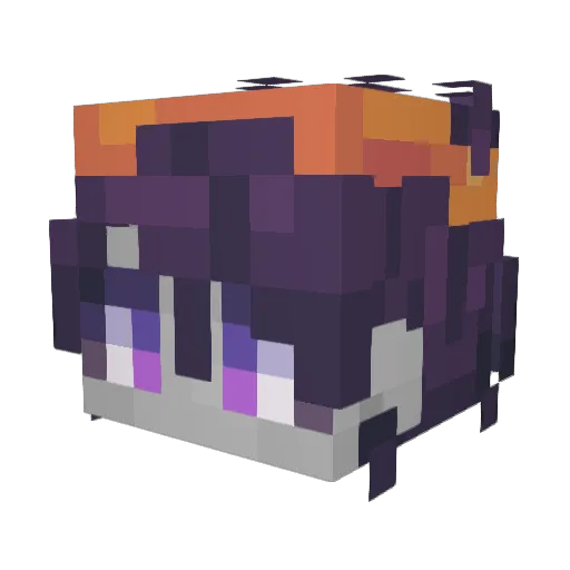Sheiru23 Minecraft avatar head, 3D render