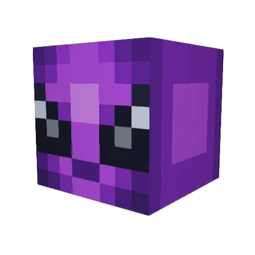 Sheiton320 Minecraft avatar head, 3D render