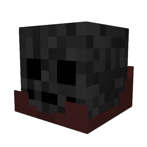 Sheky Minecraft avatar head, 3D render