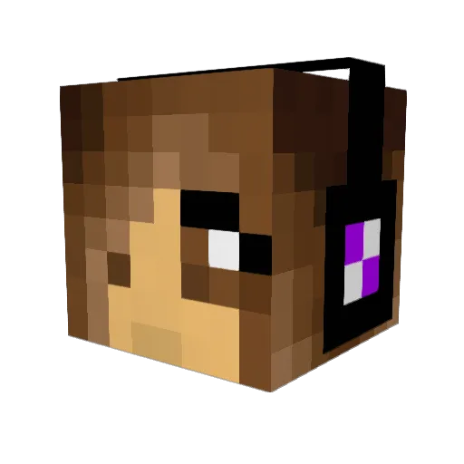 Shelbert152 Minecraft avatar head, 3D render