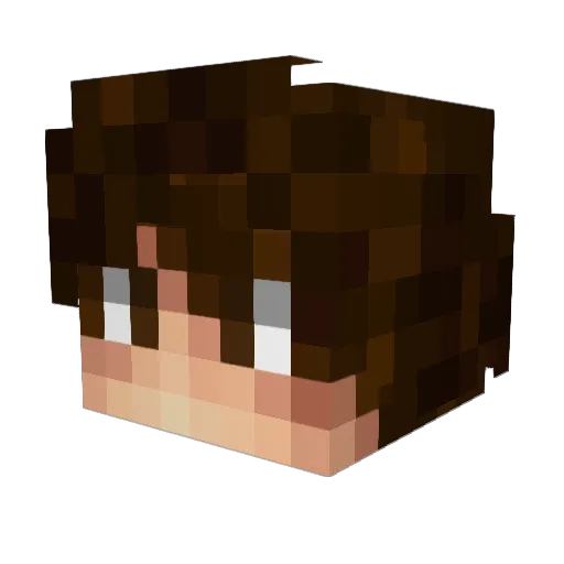 ShelbyV8_ Minecraft avatar head, 3D render