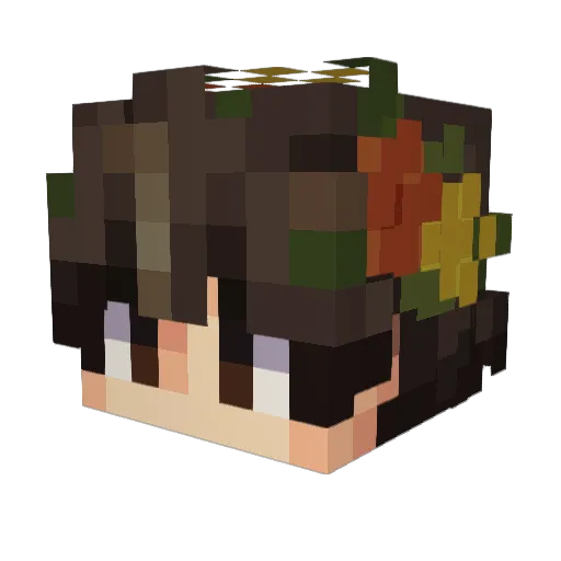 Shelby_427 Minecraft avatar head, 3D render