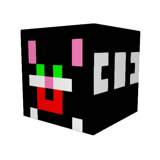 Shelbysxo Minecraft avatar head, 3D render