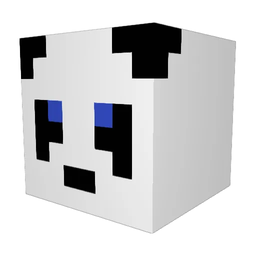 Sheldon_Chen Minecraft avatar head, 3D render