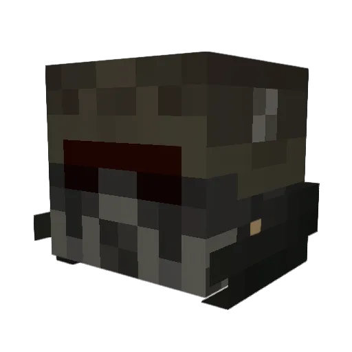 ShellSho Minecraft avatar head, 3D render