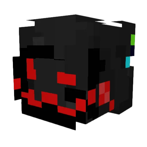 ShellyMarker160 Minecraft avatar head, 3D render