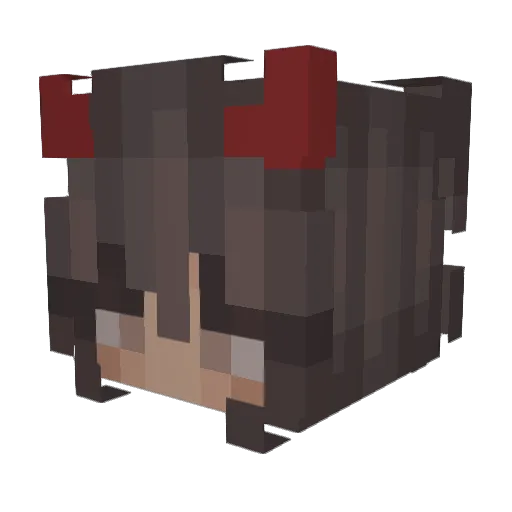 Shellyo_o Minecraft avatar head, 3D render