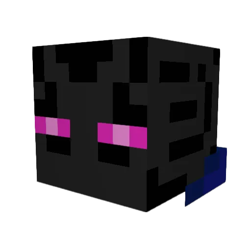 Shellyshock Minecraft avatar head, 3D render