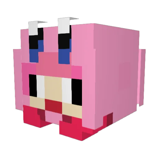 Sheloki_ Minecraft avatar head, 3D render