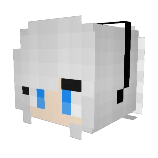 Shem_Ha Minecraft avatar head, 3D render