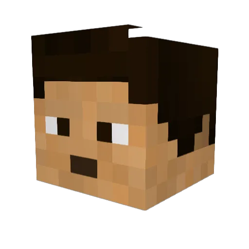 Shemie_Shemie Minecraft avatar head, 3D render