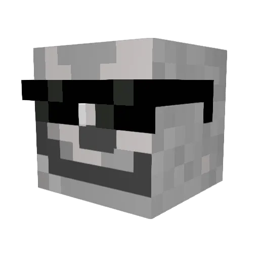 Shemsuhor Minecraft avatar head, 3D render