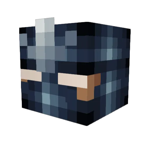 ShenFTW Minecraft avatar head, 3D render