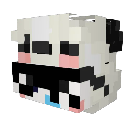ShenYing9 Minecraft avatar head, 3D render