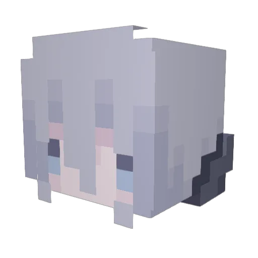Shen_Je Minecraft avatar head, 3D render