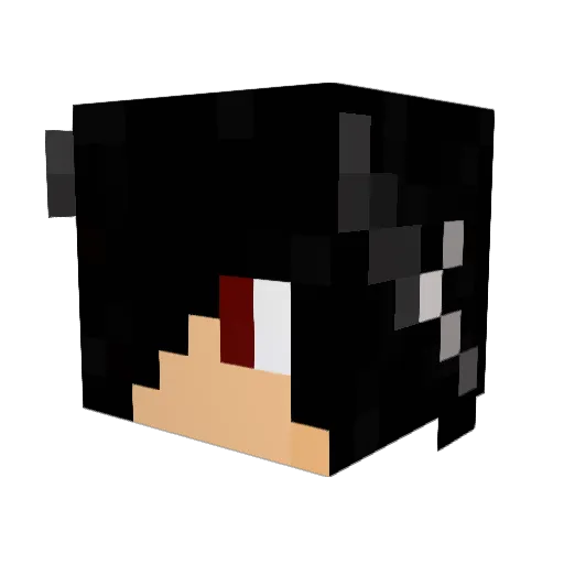 Shen_Tu Minecraft avatar head, 3D render