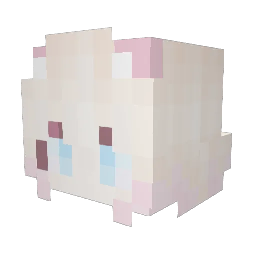 Shen_Yuan_Abyss Minecraft avatar head, 3D render