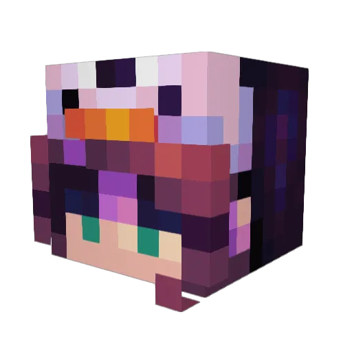 ShenanigansMC Minecraft avatar head, 3D render
