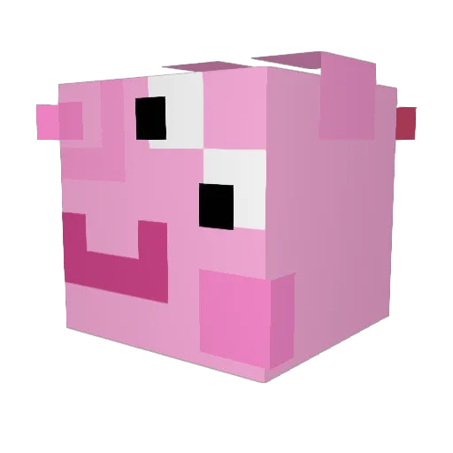 Shendogamer Minecraft avatar head, 3D render