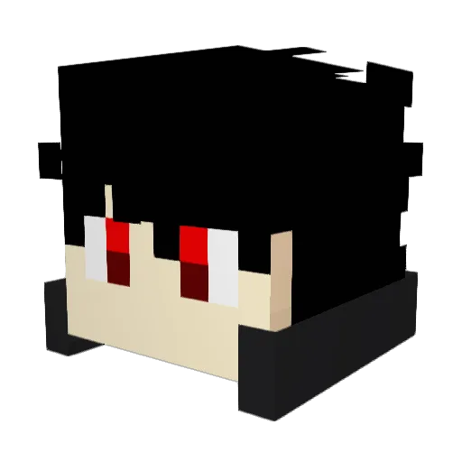 Shenei_ Minecraft avatar head, 3D render