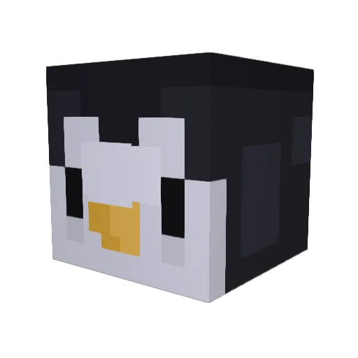 ShengBoa Minecraft avatar head, 3D render