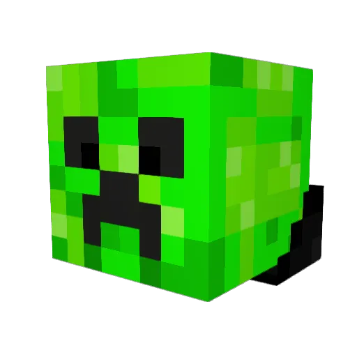 Shenmacia Minecraft avatar head, 3D render