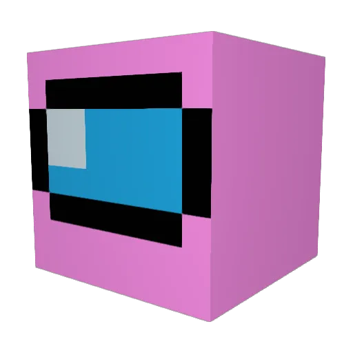 Shens Minecraft avatar head, 3D render
