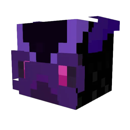 Shentiix Minecraft avatar head, 3D render