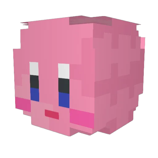 Shenyanggourmet Minecraft avatar head, 3D render
