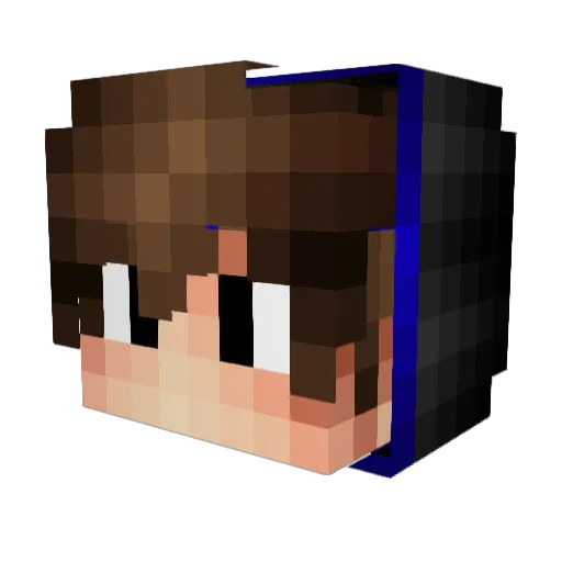 Sheogorath02 Minecraft avatar head, 3D render