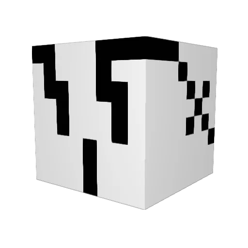 Sheogorath789 Minecraft avatar head, 3D render