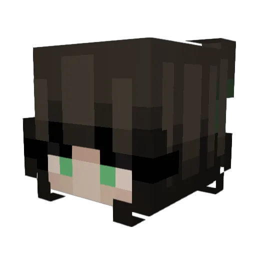 Sheolabs Minecraft avatar head, 3D render