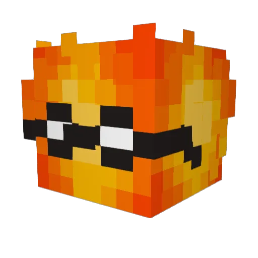 Shep_Skywalker Minecraft avatar head, 3D render