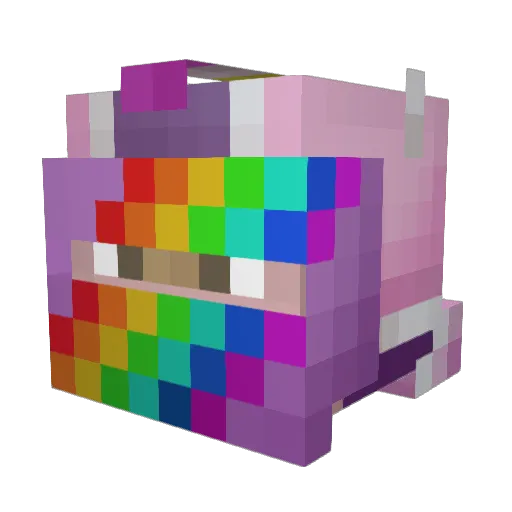 Shepdawg21 Minecraft avatar head, 3D render
