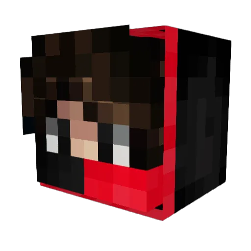 SheppPlayz Minecraft avatar head, 3D render