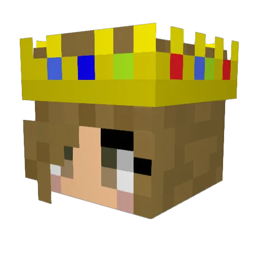 Sheppardtrash Minecraft avatar head, 3D render