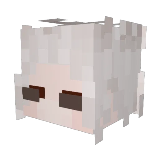 SherbertICEE_ Minecraft avatar head, 3D render