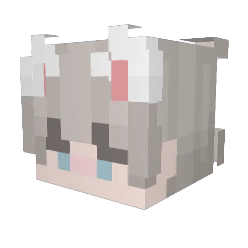 SherdogHolmes Minecraft avatar head, 3D render