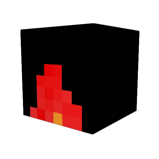 Sherfire Minecraft avatar head, 3D render