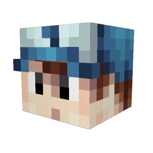 Sheriff2049 Minecraft avatar head, 3D render