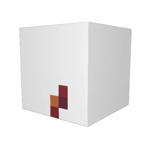 SheriffAK Minecraft avatar head, 3D render