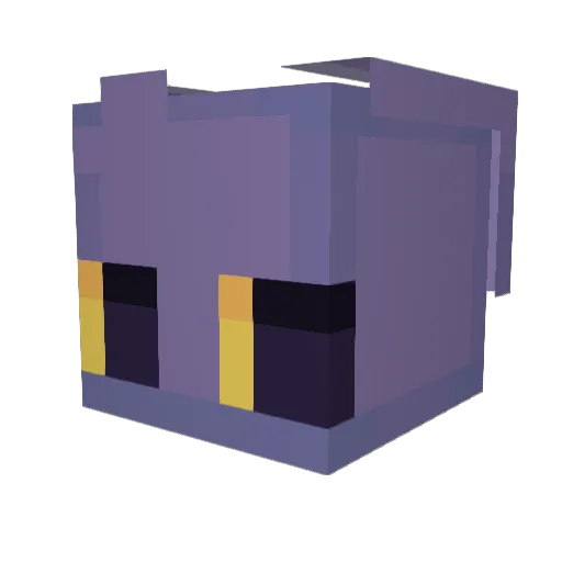 SheriffCherry Minecraft avatar head, 3D render